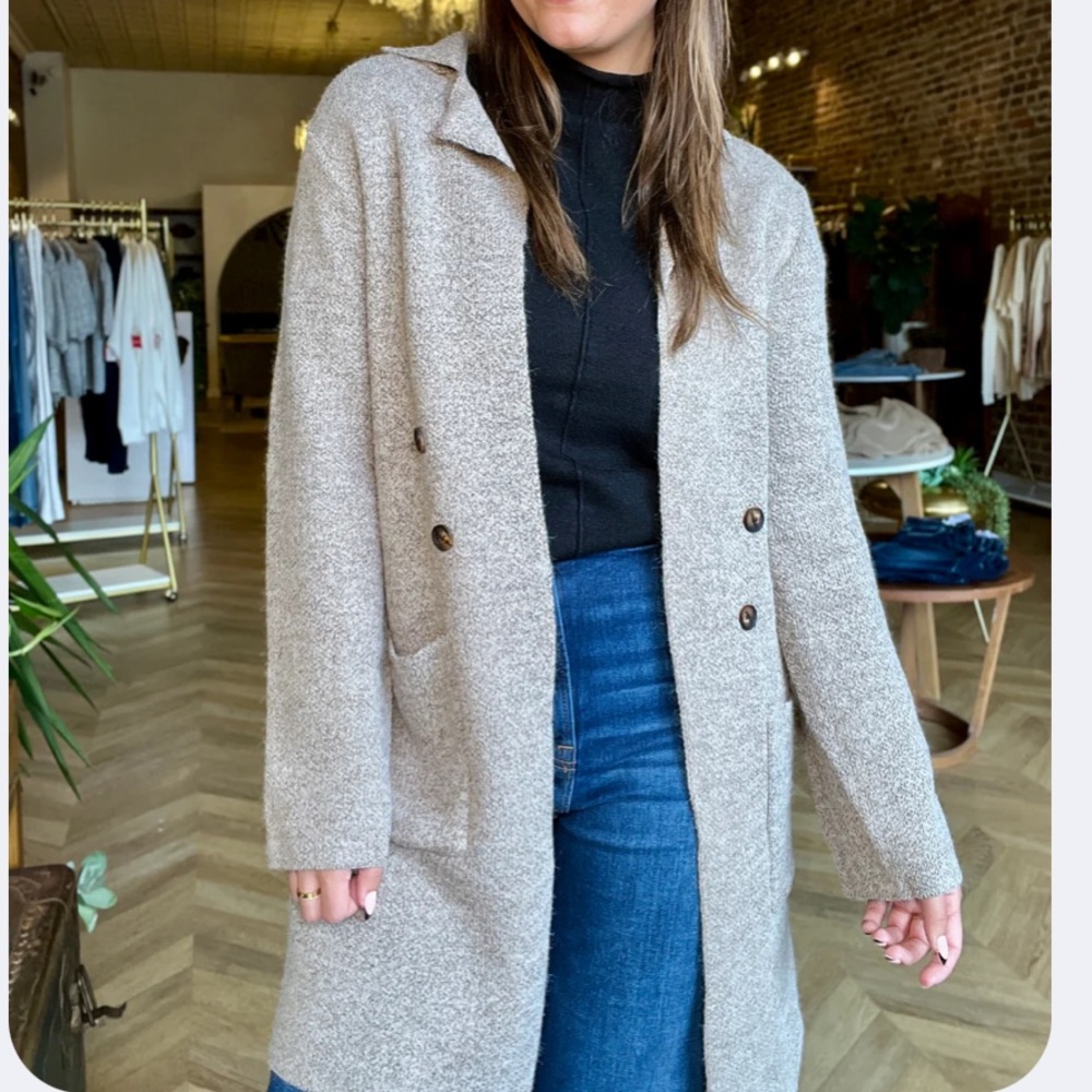 Be Cool Beige Wool Coat